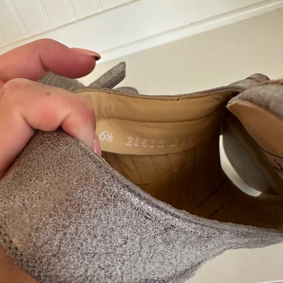 Paul Green Cayanne Peep Toe Sandal in Smoke Leather - Picture 11 of 11